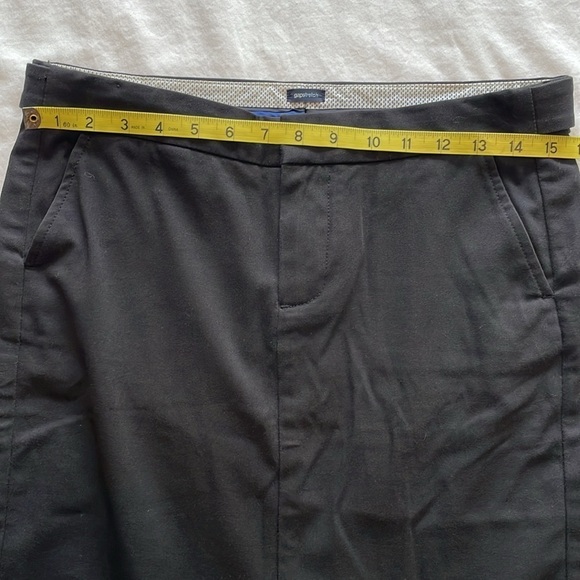 GAP Women’s 4 Black Stretch Pencil Skirt w Front & Back Pockets Preppy Classic - Picture 4 of 9